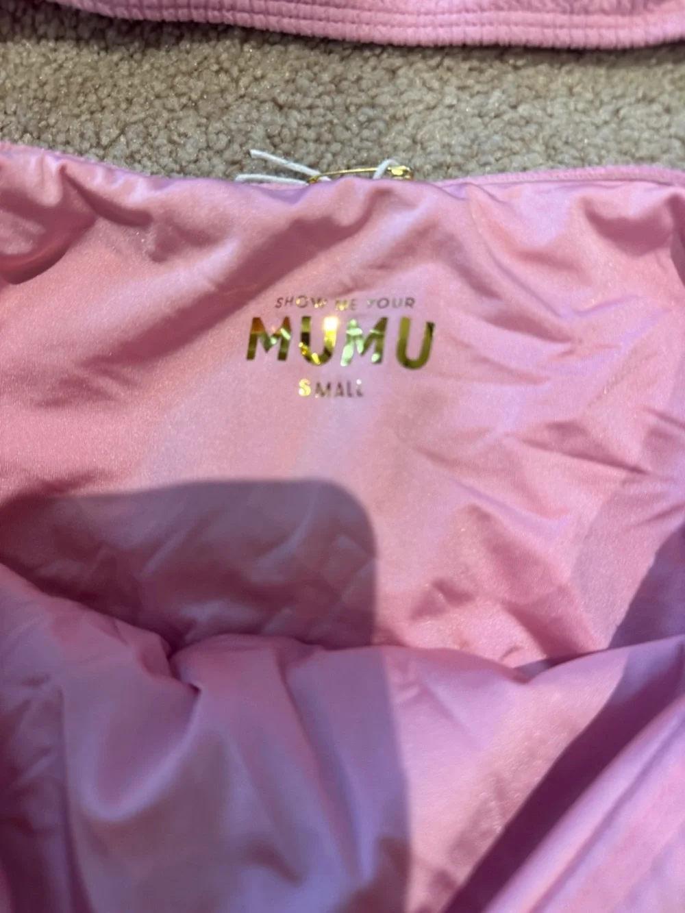 Show Me Your MuMu Pink Ruffle Bikini Set - Picture 5 of 7
